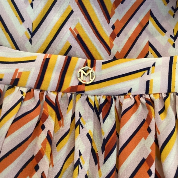 Anthropologie Marie Oliver Christienne Silk Peasant Blouse Top Size XS Orange - Picture 10 of 11